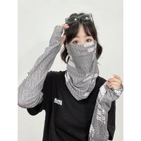 AliExpress NONE Fashion Sunscreen Mask For Men Women Summer Face Neck UV Protection Ear Scarf Hip Hop Outdoor Sports Cycling Bandana