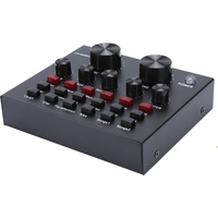 V8 Soundcard Broadcast Equipment Live Broadcast Sound Card Mobile Phone USB Host Multifunction Computer Karaoke