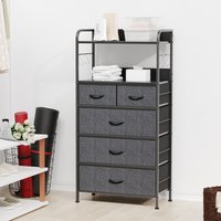 Dresser for Bedroom with 5 Drawers, Dressers & Chests of Drawers for Hallway, Entryway, Storage Organizer Unit with Fabric