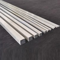 Barre plate carrée en alliage d'aluminium 6061