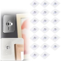 Self-Adhesive Hook Strong Picture Frame Nails Hooks - No Drilling for Photo Frame Hanging Clock Waterproof Wall Organizer