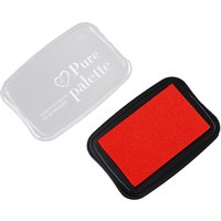 DIY Crafts Ink Pad Large Size Ink Pad Plastic+Sponge Purple Unopened Product 100*65mm Brand New Brown Green Red
