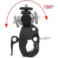 High Quality 1/4 Camera DV DSLR Bike Bicycle Handlebar Clamp Bracket Tripod Mount Screw Clip Tripods for Gopro Hero5/4/3+/3/2/1