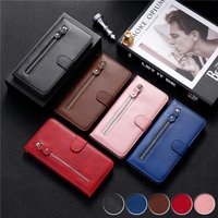 Flip Magnetic Leather Case on For Samsung Galaxy A16 5G A 16 SM-A166B A166 2024 GalaxyA16 Zipper Card Slot Wallet Phone Bags