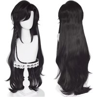 Anime Tian Guan Ci Fu Wig Hua Cheng San Lang Cosplay Wig Heaven Officials Blessing Cosplay Black Heat Resistant Synthetic Wigs