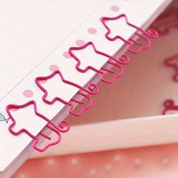 25Pcs Cute Pig Paper Clips, Mini Piggy Bookmark Clips, Decorative Paper Clips for Office, School, Planner & File Organization