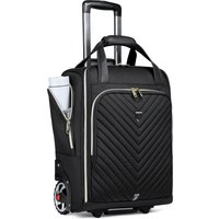 Laptop Bag Business Trolley Bags Carry-On Underseat Airlines Luggage Travel Bag with Wheels Women Men Briefcase 18 inch Softside