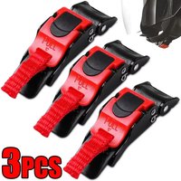 1/3PC Motorcycle Helmet Speed Clip Chin Strap Quick Release Pull Buckle Black Red Motorcycle Helmet Lock Socket Buckle