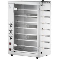 Vertical Commercial Gas Chicken Roaster Stainless Steel Automatic Rotary Rotisserie Oven for Grilled Chicken Duck Restaurant Use