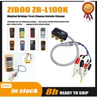 ZIBOO ZB-L100K Handheld LCR Test Clip Universal Digital Bridge Kelvin Test Line SMD Chip