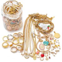 Jewelry Jar Gift Set Vintage Mystery Jewelry Jar for Women Surprise Mixed Jewelry Set with Necklaces Earrings Rings Bracelets
