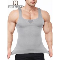 Men Body Shaper Compression Tank Tops Waist Trainer Corset Slimming Vest abs Abdomen Gym Shirts Workout Shapewear Undershirt