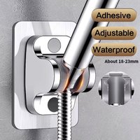 Perforation Free Shower Bracket Adjustable Shower Head Hanging Seat Bathroom Shower Rain Lotus Canopy Fixed Wall Base