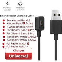 Magnetic Chargering For Xiaomi Smart Band 8/9/8pro/9/8 Active Redmi Watch 5/3 Active/Watch 4/Band 2 Universal USB Charging Cable