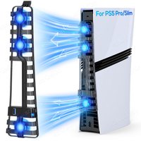 Smart Cooling Fan for PS5 Pro&PS5 Slim Console Automatic Temperature Sensing Adjust Speed for PlayStation5 Pro Games Accessories