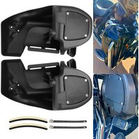 Motorcycles ABS Glove Box Gloss Black Lower Vented Leg Fairings For Harley Touring Road King Street Glide 1983-2013