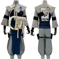 HOLOUN Gachiakuta Anime Zanka Cosplay Costume Convention Halloween Christmas Embroidery Jacket Pants Bag