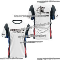 New GS Adventure Motorrad Premium Riding Short Sleeve T Shirt Outdoor Casual Sport Top Comfortable Motorcycle Riders Clothing