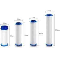 5pcs Universal Shower Head Filter Set - PP Cotton Water Purification Cartridge for Chlorine Removal&Skin Protection,Easy-Install