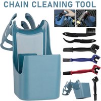 AliExpress NONE 4-in-1 Motorcycle Chain Cleaning Kit Oil Storage Box Anti Spray Scrubber Lubrication Tool for Bike Chain Maintenance