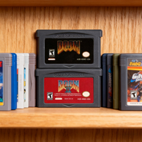 GBA Game Cartridge Doom Series Game DOOM Series Cartridge 32-Bit Video Game Console Card DOOM 1 DOOM 2 For GBA GBASP NDSL
