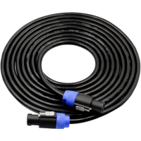 Professional 3M-30M Speakon Male to Male Audio Cable Copper DJ PA Mic Speaker Cord with Twist Lock for Live Sound pro Audio Cabl