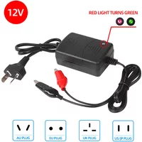 12V 1300Ma Smart Battery Charger Rechargeable for Sealed Lead Acidc Per For Car Truck Motorcycle Electric Toys AU UK EU US Plug