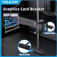 TEUCER VC4 Aluminum Alloy Graphics Video Stand 280mm GPU Support Anodic Oxidation Sandblasting Video Card Bracket PC Accessories