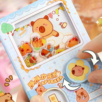 Mahines Notebook Capybara Shake Notebook Interesting Decompression Portable Color Inner Page Notebook
