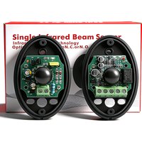 Single Infrared Beam Sensor Photocell Garage Door Infrared Sensor 12V-24V for Sliding Gate Ir Barrier Automatic Obstacle Alarm