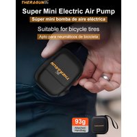 AliExpress THERAGUN Mini Portable Bicycle Pump Rechargeable Electric Air Inflator 100PSI 5V Type-C Bike Accessories for Bike Schrader Presta Tires.