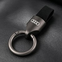 Zinc Alloy Car Key Chain Portable Key Ring Anti-loss For Audi A1 A3 A4 A5 A6 A7 A8 Q3 Q5 Q7 RS S3 S4 S5 S6 S7 Sline TT Sticker
