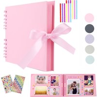 11.5 x 8.5-inch Scrapbook Album, Wedding Guest Book, Anniversary Memory Scrapbook, Wedding Photo Album & DIY Craft Album