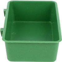 Small Plastic Bird Bath Tub Parrot Shower Bathtub Bird Food Bowl for Feeders.