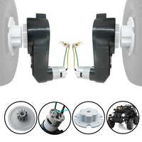 6V 12V 24V RS390 RS550 High Speed 2PCS Children Electric Ride on Car Vehicle Motor Gearbox Engine Reducer with Adapter Connector