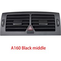 Front Console Full Chrome Central Air Conditioner AC Vent Grille For Mercedes-Benz W166 W164 W211 W245 W251 R280 B180 B200 B300