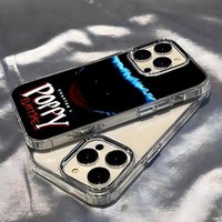 Horror Video P-Poppys Game Playtimes Phone Case For IPhone 17 Pro Max 16 15 14 Pro Max IPhone 13 Pro Max 11 Plus Transparent Cov