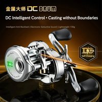 7.2:1 5+1BB DC Electronic Brake Baitcasting Reel Self-Charging Anti-Backlash Micro Lure Long Cast Freshwater Fishing Reel