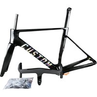 AliExpress CARROWTER 2026 New T1100 Disc Brake Bicycle Frameset Carbon Road Bike Frameset with Handlebar Blue Many Colors Custom Logo