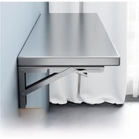 Thickened Stainless Steel Kitchen Storage Rack Single Layer Bracket Wall Mounted Simple Folding Shelf Home Furniture Organizer