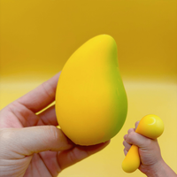 Mango Squeeze Toy, Slow Rebound Stress Relief Toy, Fruit Squeeze Toy, Decompression Squeeze Toy, Practical Joke Toy, Decorat