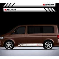 Car Door Side Sticker for Volkswagen Transporter T4 T5 T6 4 Motion Vinyl Decor Decal Waterproof Cover Auto Tuning Accessories