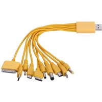 Hotsale 10 In 1 Multi-Function USB Phone Charging Cable Multi-Head Charging Cord For Samsung Nokia Phone Charger Universal Cable
