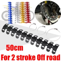 Exhaust Heat Shield Protector Cover Muffler Pipe Guard Protection For Honda CR YZF KXF RMZ EXC Supermoto 2 stroke Accessories