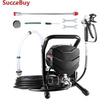 SucceBuy Stand Airless verfspuit, 650 W hoog rendement airless spuitapparaat, 3000PSI elektrische verfspuitmachine verlengstang