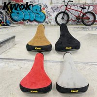 BMX Saddles BMX Bike Saddle Dirt Jump Bike Seat Freestyle Racing Cruiser Fiber Cloth Ultralight Soft Comfortable Bicycle Saddle