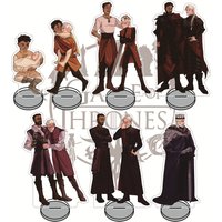 House of the Dragon 15cm Targaryen Royal Style Acrylic Stand Figures keychain TV Collectible Standee, Desk Decor Gift for Fans