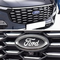 For Ford Focus mk2 mk3 Fiesta mk7 Ranger Mondeo mk4 S-MAX Kuga 1Pc 15cm Car Front Grille Logo Trunk Accessories Hood Sticker
