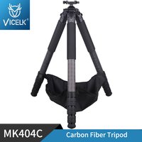 VICELK MK404C Arca-Swiss Carbon Fiber Tripod For Camera Hunting Heavy Duty Professional Tripod with lever Lock Clamp Load 40kg