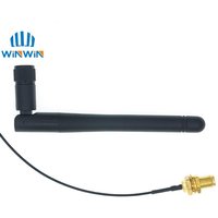 2.4G antenna folded Bluetooth-compatible wifi module ZigBee antenna SMA to IPEX feeder line 2.4GHz Antenna